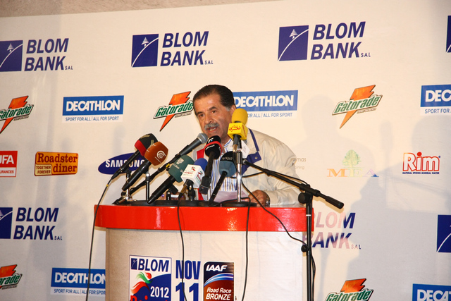 Launching of the Blom Beirut Marathon 2012